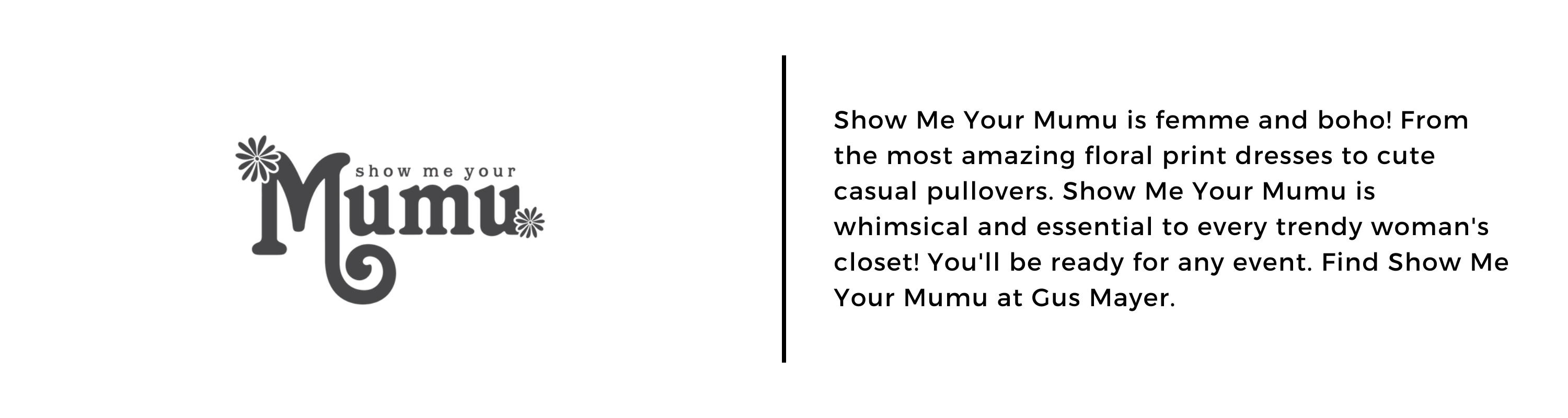 Show Me Your Mumu Gus Mayer